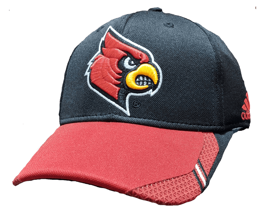 NCAA Louisville Cardinals NCAA 13 Official Black adidas Sideline Flex Hat - Pro Jersey Sports