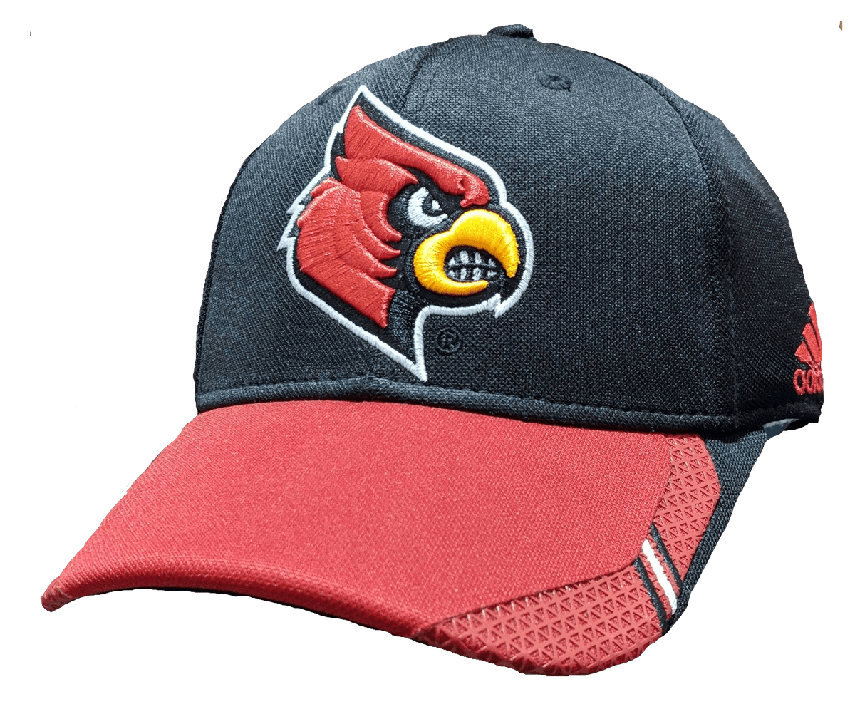 NCAA Louisville Cardinals NCAA 13 Official Black adidas Sideline Flex Hat - Pro Jersey Sports