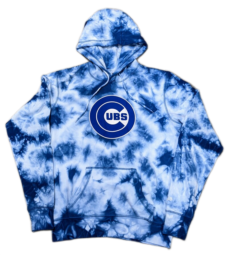 Mens Chicago Cubs New Era Tie-Dye Hoodie - Pro Jersey Sports