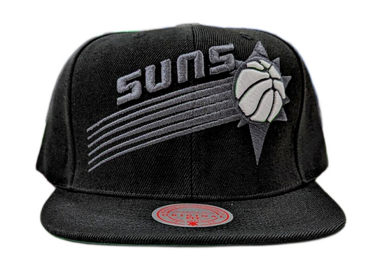 Men's Phoenix Suns NBA XL BWG Black HWC Mitchell & Ness Snapback Hat