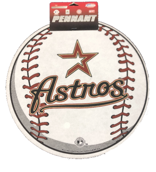 Houston Astros Die Cut Baseball Pennant