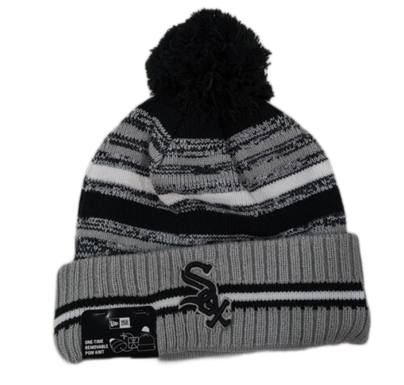 Chicago White Sox New Era Black/Gray Sport Knit Hat - Pro Jersey Sports