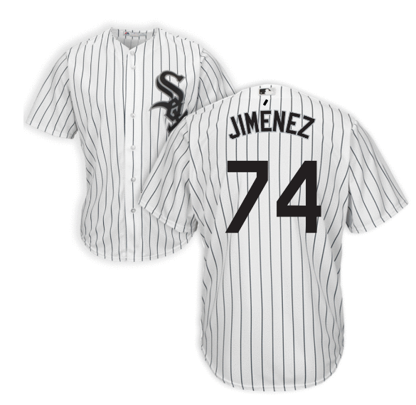 Men's Eloy Jimenez Chicago White Sox Pro Stitch Majestic White Home Cool Base Team Jersey - Pro Jersey Sports