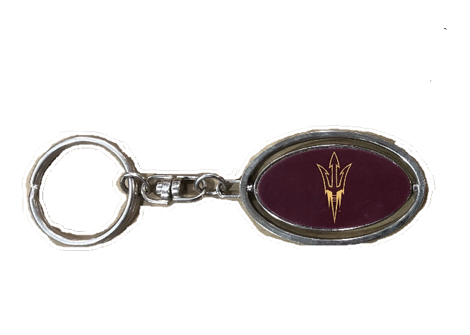 Arizona State Sun Devils Metal Spinner Keychain - Pro Jersey Sports