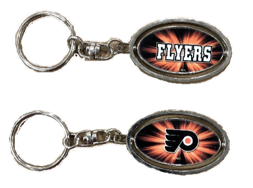 Philadelphia Flyers Metal Spinner Keychain - Pro Jersey Sports