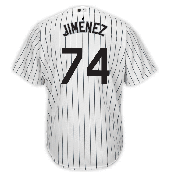 Men's Eloy Jimenez Chicago White Sox Pro Stitch Majestic White Home Cool Base Team Jersey - Pro Jersey Sports