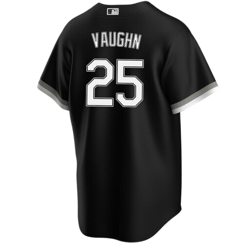 Men's Andrew Vaughn Chicago White Sox NIKE Black Alternate Spring Training Premium Replica Jersey - Pro Jersey Sports