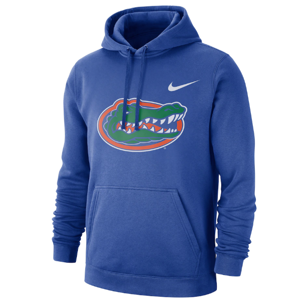 Florida Gators Nike Logo Club Fleece Pullover Hoodie - Royal