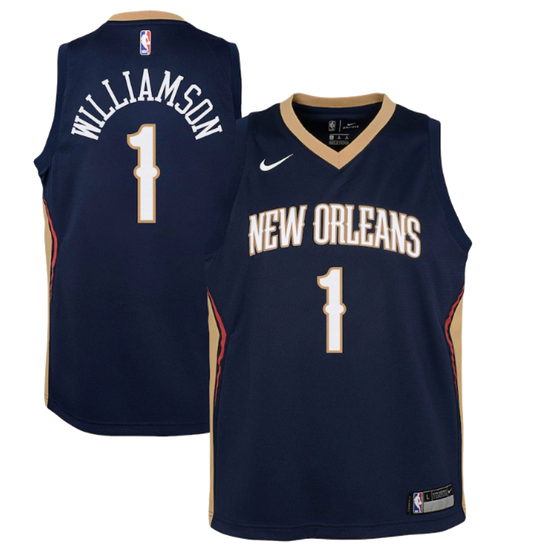Youth Zion Williamson New Orleans Pelicans Nike Navy Replica Swingman Jersey - Pro Jersey Sports
