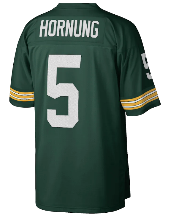Men's Green Bay Packers Paul Hornung Mitchell & Ness Green Retired Player Legacy Replica Jersey - Pro Jersey Sports