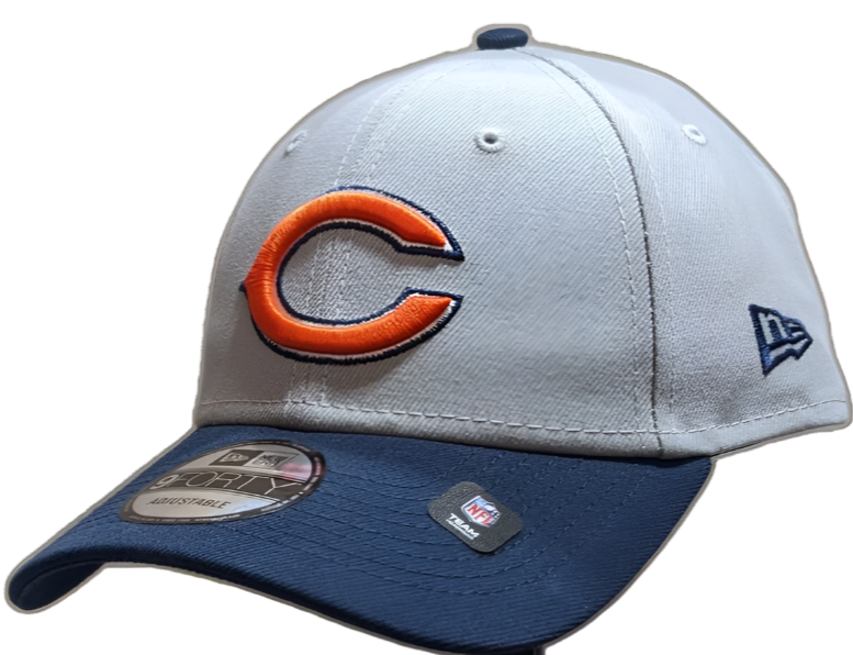 Chicago Bears 2 Tone Gray/Navy NFL New Era The League 9Forty Adjustable Hat - Pro Jersey Sports