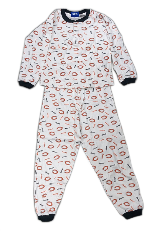 Kids Chicago Bears Reebok Child White Pajama Set