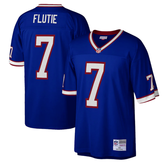 Mens Buffalo Bills Doug Flutie Mitchell & Ness Royal Blue Retired Player Vintage Replica Jersey - Pro Jersey Sports
