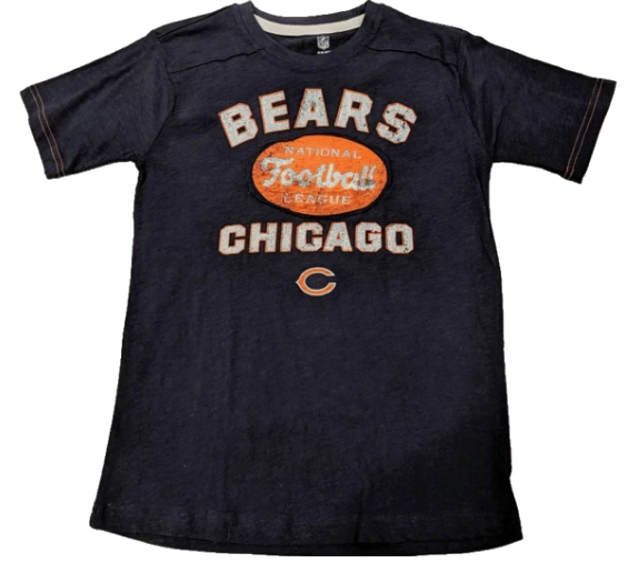 Chicago Bears Youth Navy Vintage Crew Neck Tee - Pro Jersey Sports