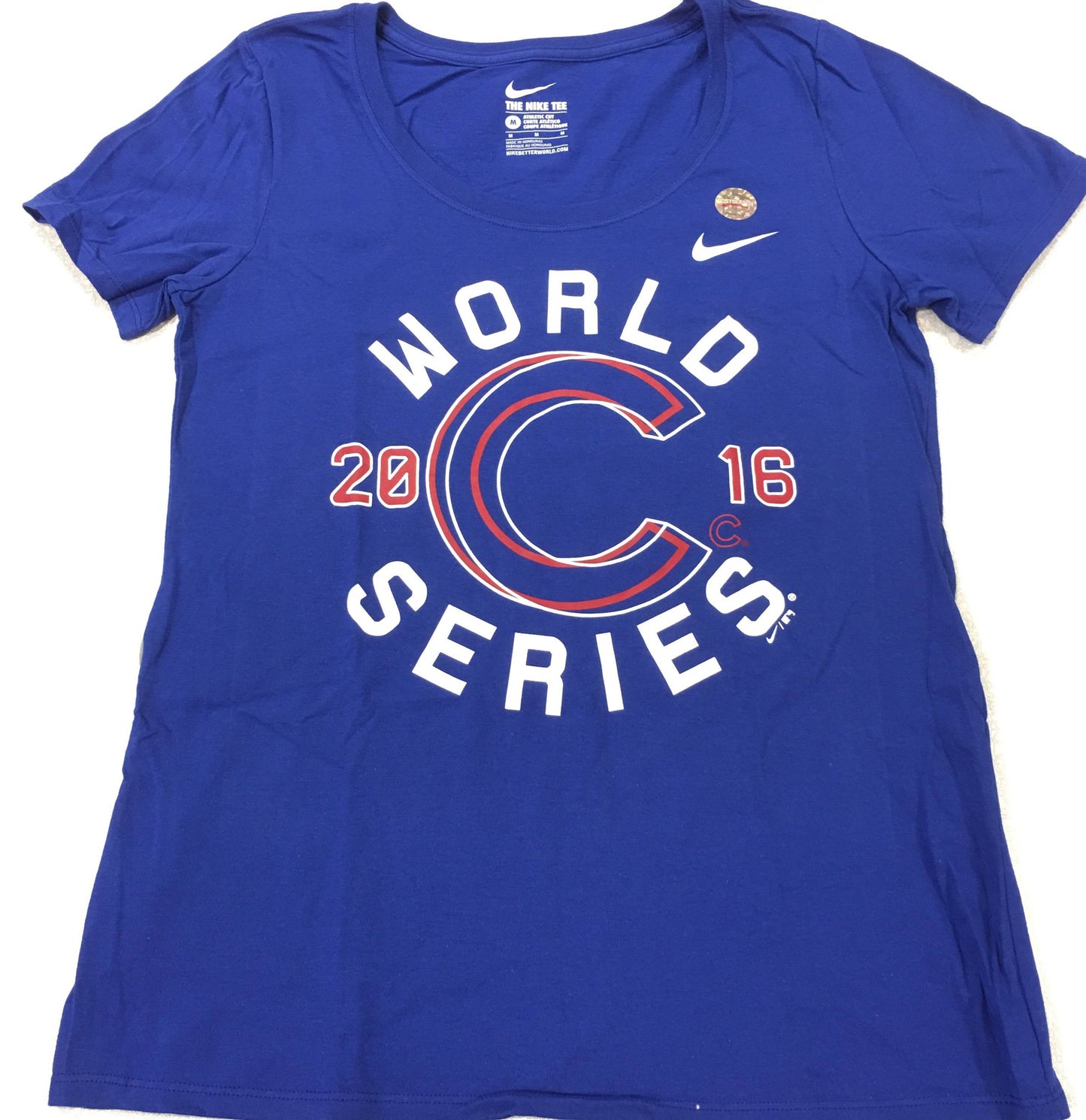Women's Chicago Cubs World Series Champions Scoop Neck Tee - Pro Jersey Sports