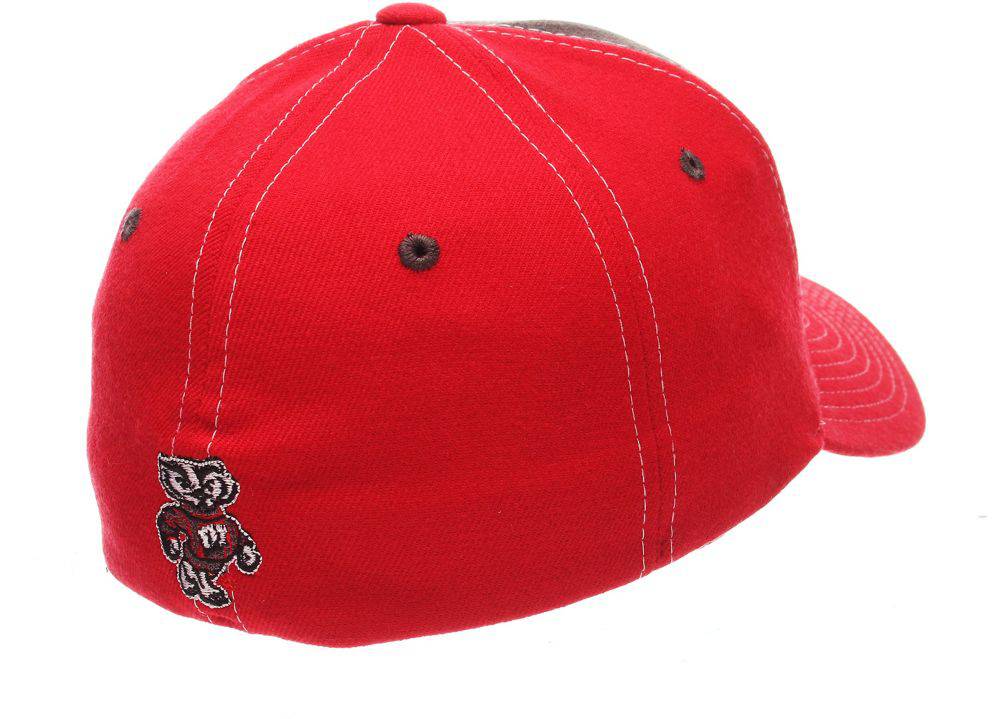 Zephyr NCAA Wisconsin Badgers Men's Powerhouse Z-Fit Cap - Pro Jersey Sports