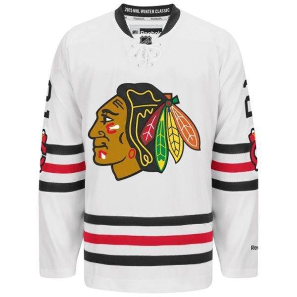 Mens Chicago Blackhawks Duncan Keith 2015 Winter Classic Premier Jersey - Pro Jersey Sports