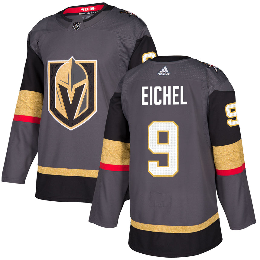 Men's Jack Eichel Vegas Golden Knights Adidas Gray Home Authentic Premium Jersey - Pro Jersey Sports