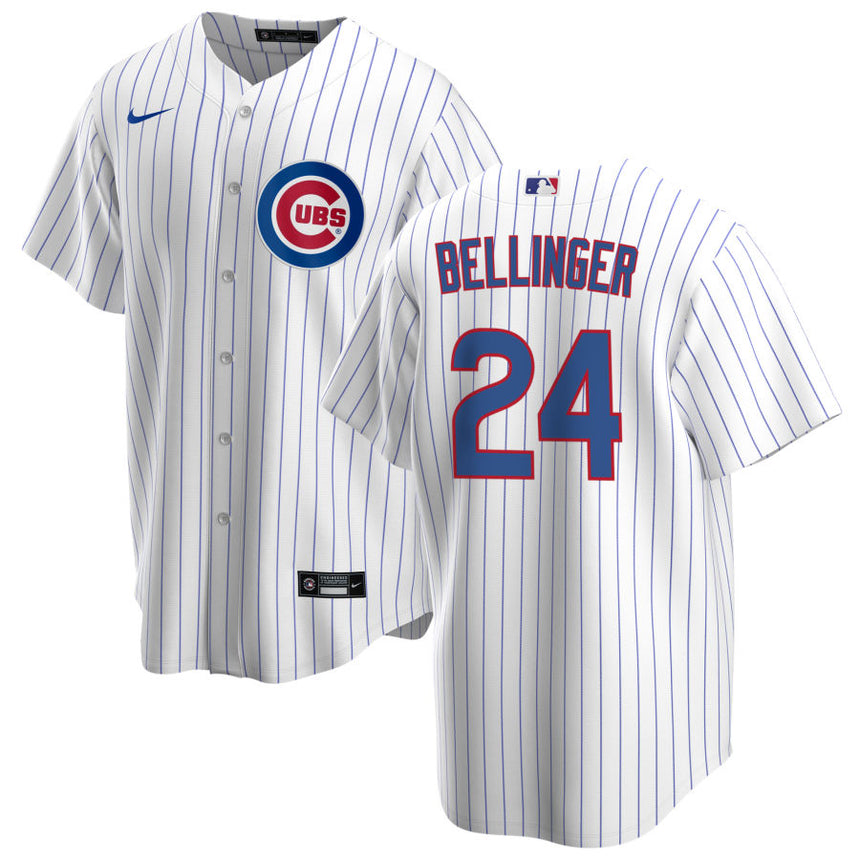 NIKE Men's Cody Bellinger Chicago Cubs White Home Premium Stitch Replica Jersey - Pro Jersey Sports