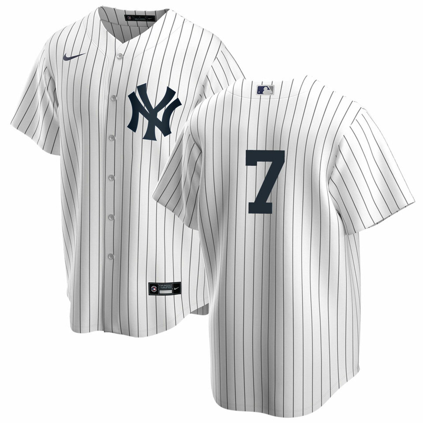 Men's Nike Mickey Mantle #7 White New York Yankees Home Official Replica Player Jersey - Pro Jersey Sports