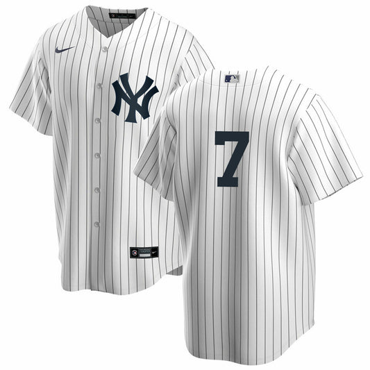 Men's Nike Mickey Mantle White New York Yankees Home Official Replica Player Jersey