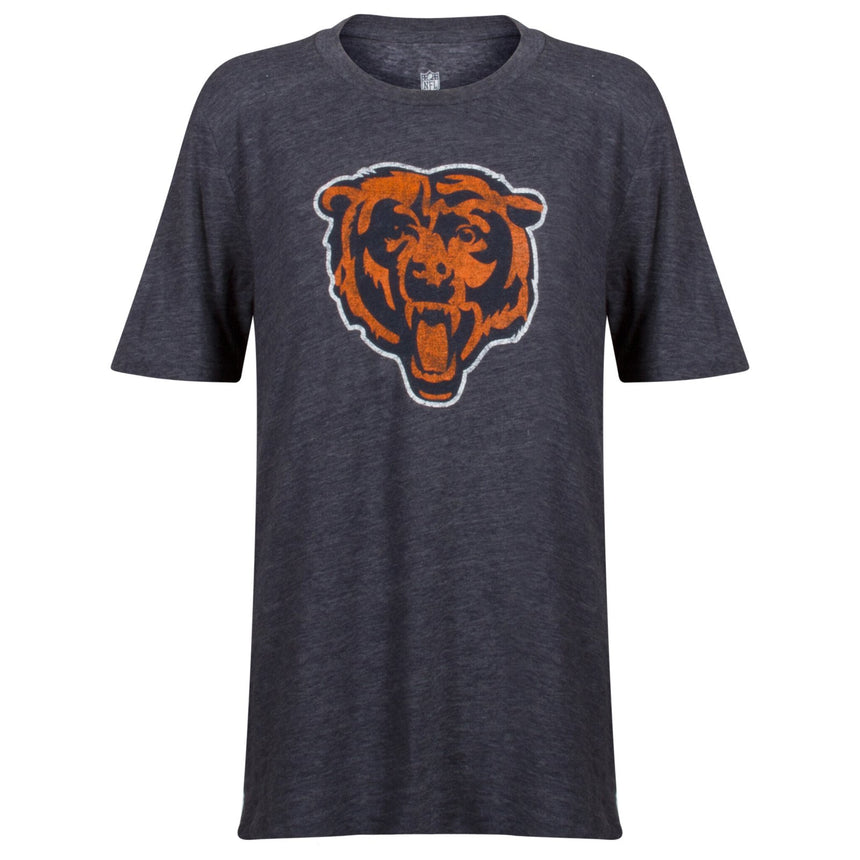 Chicago Bears Youth NFL Secondary Logo Triblend Short Sleeve T-Shirt - Pro Jersey Sports