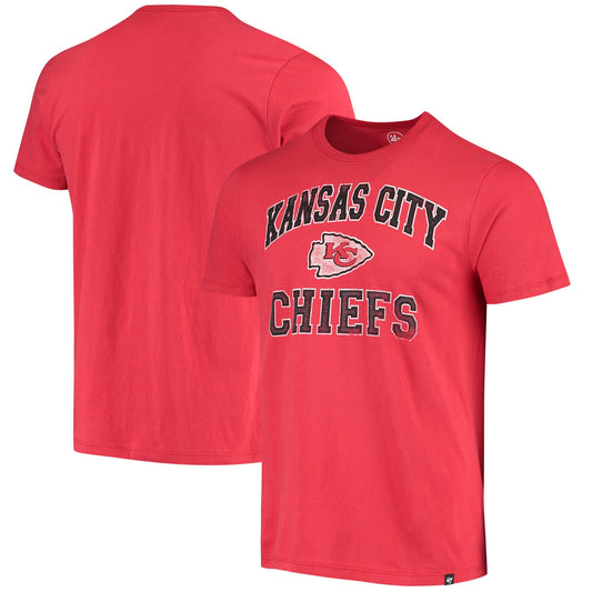 Men’s ’47 Kansas City Chiefs Red Union Arch Franklin Tee - Pro Jersey Sports