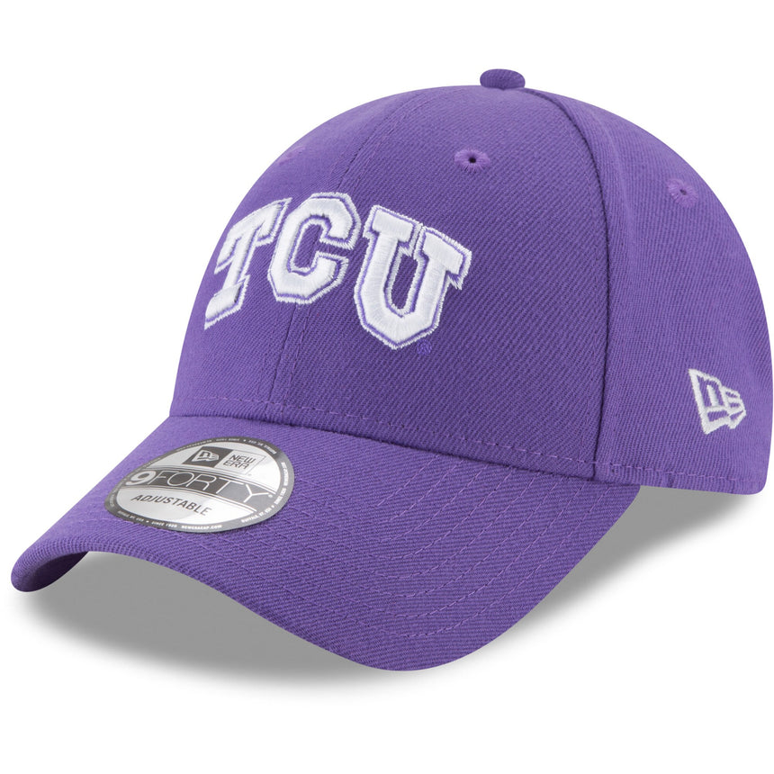 TCU Horned Frogs NCAA New Era The League Purple 9Forty Adjustable Hat - Pro Jersey Sports