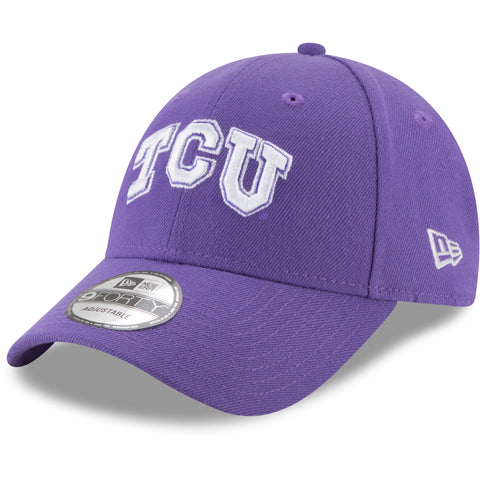 Men's New Era Purple TCU Horned Frogs Logo Basic 59FIFTY Fitted Hat