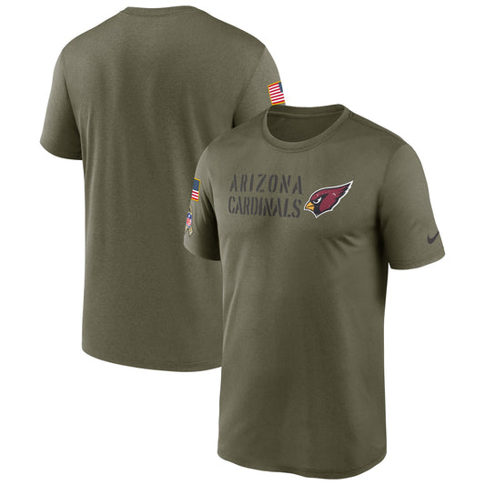 Men's Arizona Cardinals Nike Olive 2022 Salute to Service Legend Team T-Shirt - Pro Jersey Sports