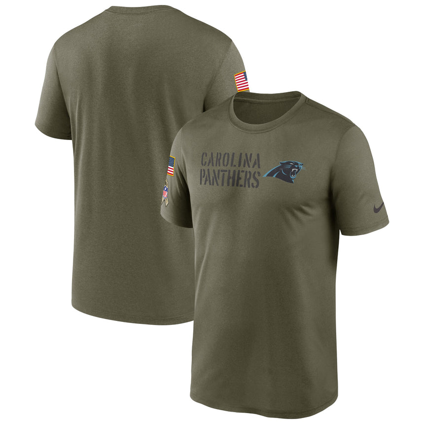 Men's Carolina Panthers Nike Olive 2022 Salute to Service Legend Team T-Shirt - Pro Jersey Sports