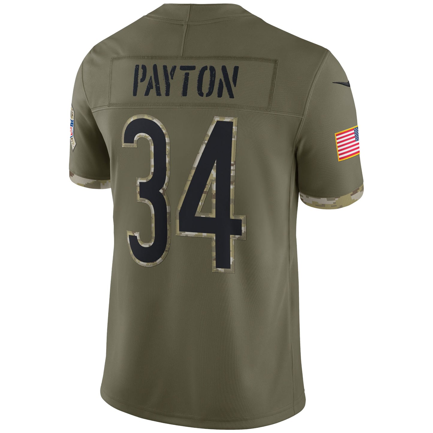Men's Walter Payton Chicago Bears Nike 2022 Salute To Service Limited Jersey - Olive - Pro Jersey Sports