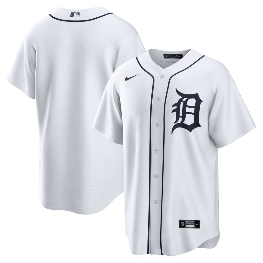 Men's Detroit Tigers Nike White Home Blank Replica Jersey - Pro Jersey Sports