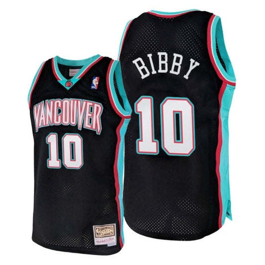 Men's Vancouver Grizzlies Mike Bibby Mitchell & Ness Black 2000-01 Hardwood Classics Swingman Jersey - Pro Jersey Sports