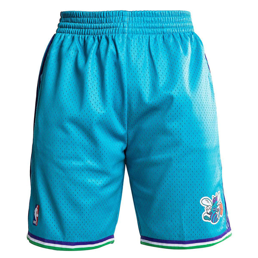 Charlotte Hornets Mitchell and Ness Hardwood Classics Teal 1999-2000 Swingman Shorts - Pro Jersey Sports