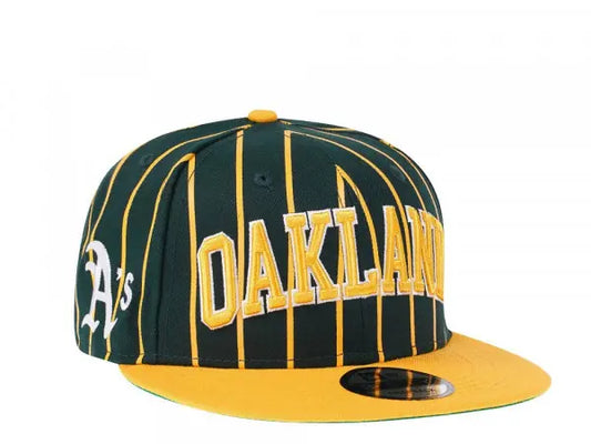 Oakland Athletics Green/Yellow City Arch New Era 9FIFTY Snapback Hat