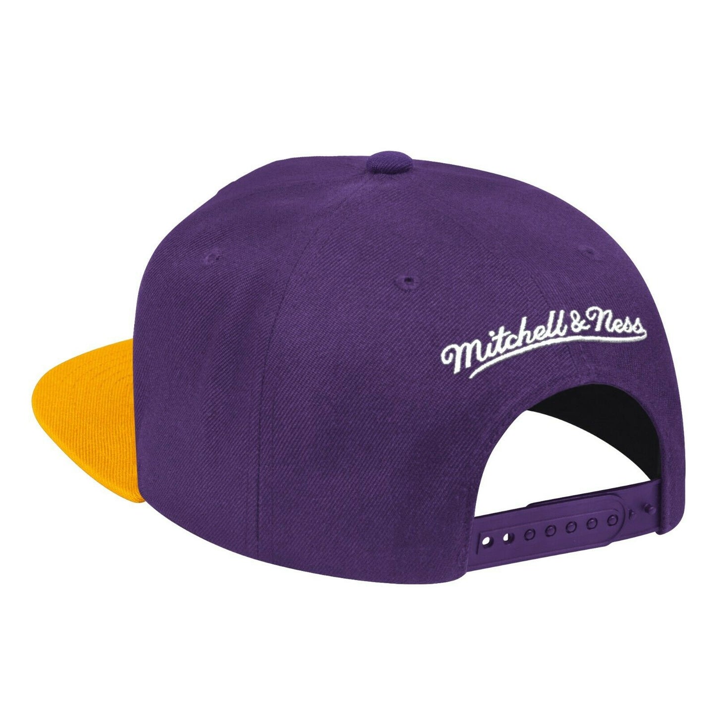 Los Angeles Lakers 1988 NBA Finals Side Patch 2 Tone Purple/ Gold Mitchell & Ness Snapback Hat - Pro Jersey Sports