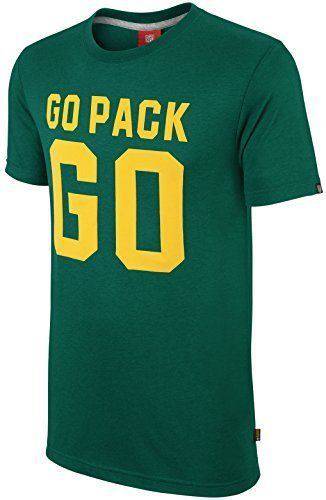 Green Bay Packers Go Pack Go Adult Instant Replay T Shirt - Pro Jersey Sports