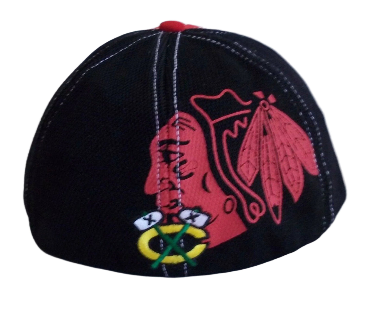 Chicago Blackhawks '47 NHL Brand Game Time Reversal Stretch Fit Hat - Pro Jersey Sports