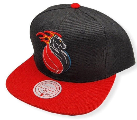 Men's Detroit Pistons Mitchell & Ness HWC Black Snapback Hat - Pro Jersey Sports