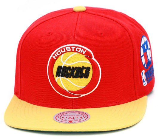 Men's Houston Rockets NBA All Star Color HWC Mitchell & Ness Snapback Hat - Pro Jersey Sports