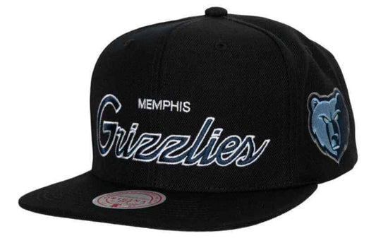 Memphis Grizzlies Team Script 2.0 Mitchell & Ness Snapback Hat - Pro Jersey Sports