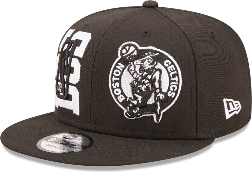 Boston Celtics New Era Black 2022 NBA Draft 9FIFTY Snapback Hat - Pro Jersey Sports