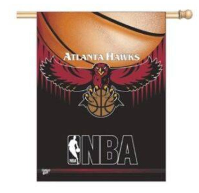 Atlanta Hawks Retro Team Logo 27" x 37" Vertical Flag - Pro Jersey Sports
