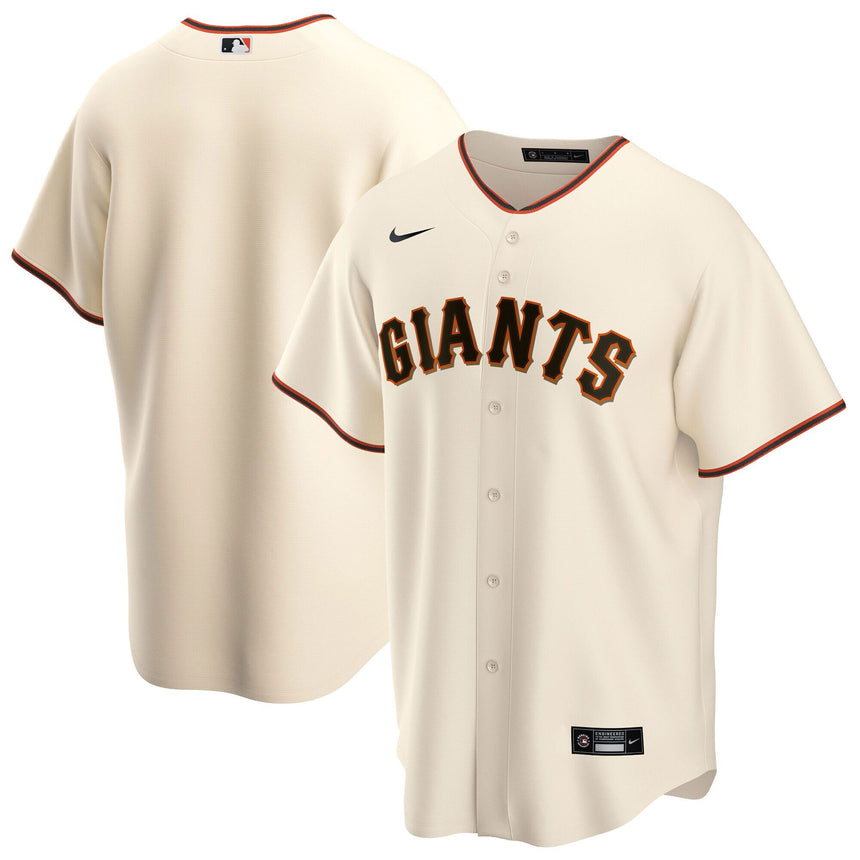 Men's San Francisco Giants Nike Official Replica Home Cream Jersey - Pro Jersey Sports