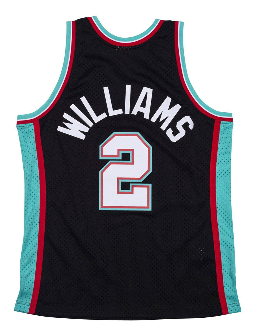 Men's Memphis Grizzlies Jason Williams Mitchell & Ness Black 2001-02 Hardwood Classics Swingman Jersey - Pro Jersey Sports