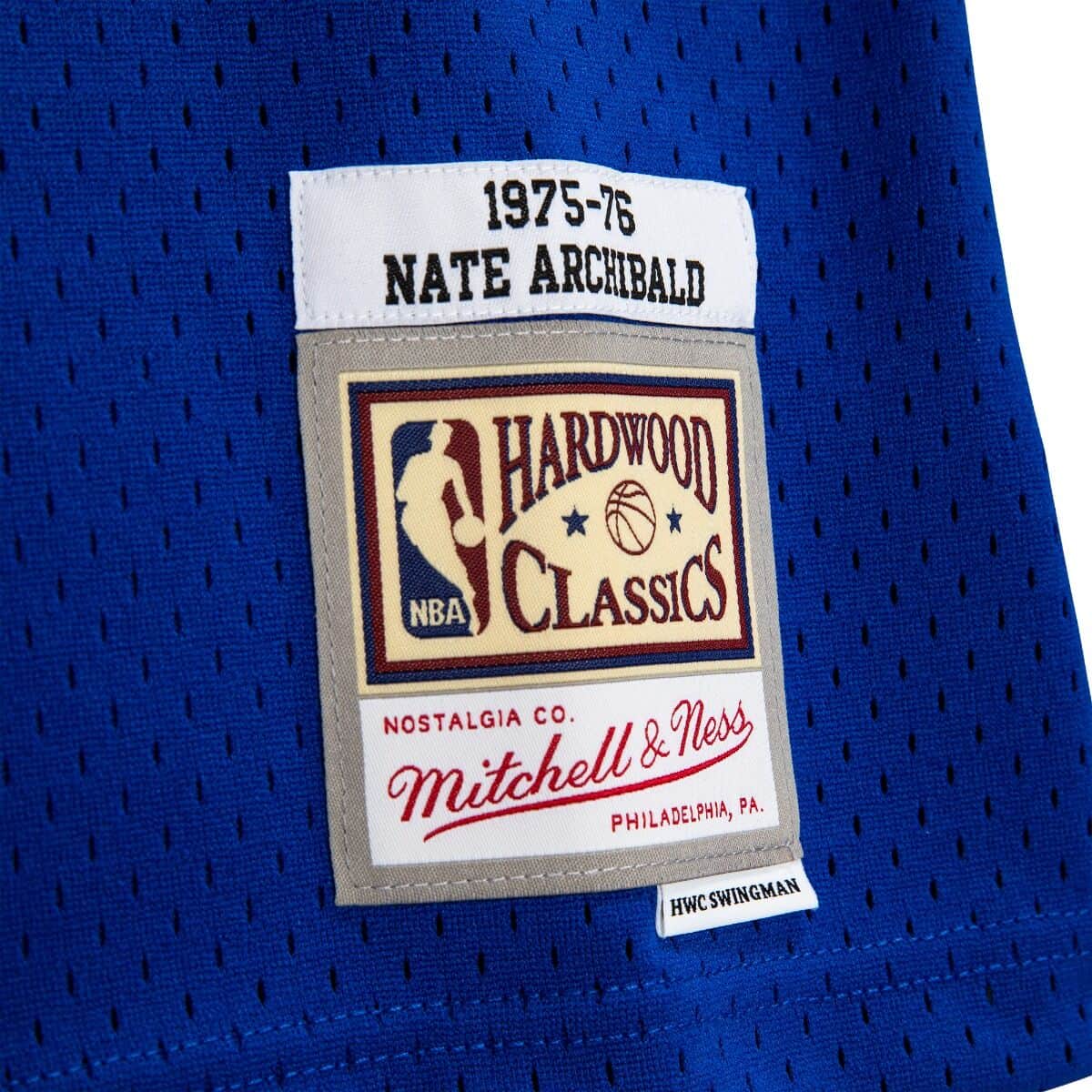 Men's Kansas City Kings Nate Archibald 1975-76 Royal Mitchell & Ness NBA Men's Hardwood Classic Swingman Jersey