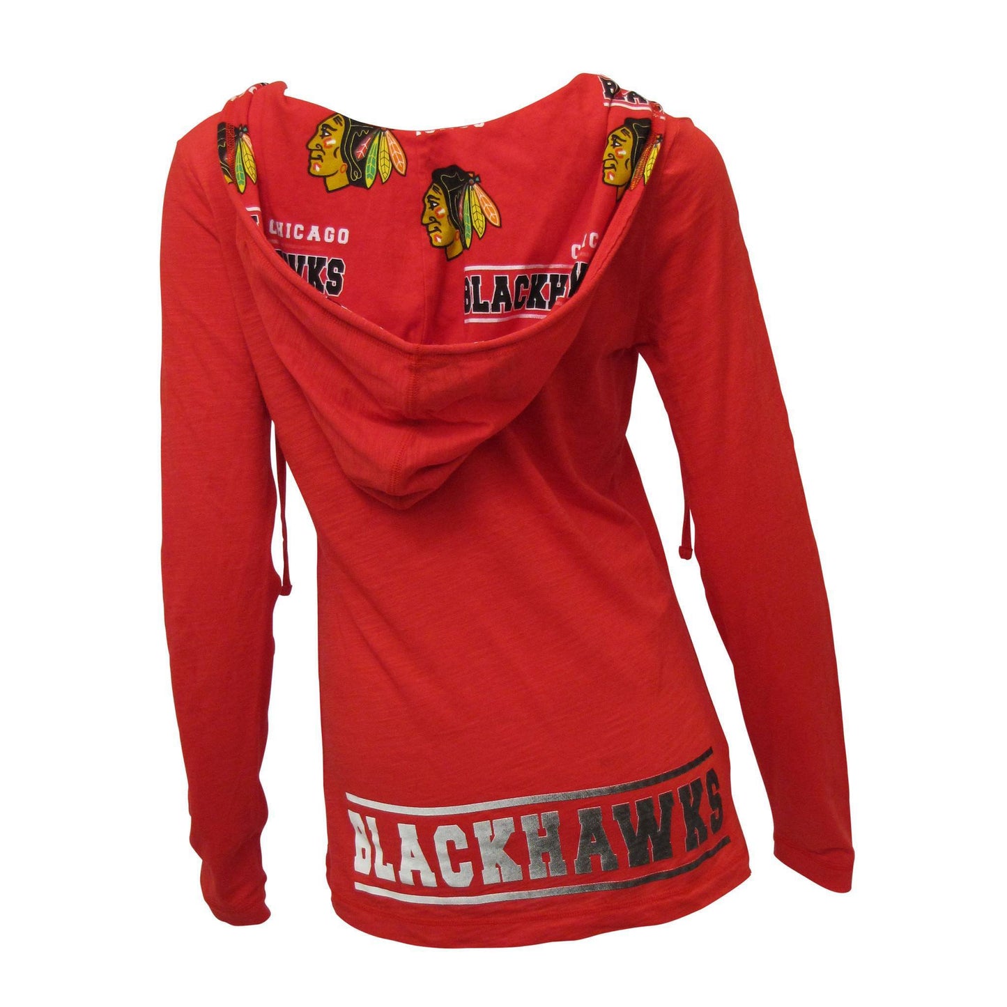 Women's Chicago Blackhawks Fusion Hooded Knit Top - Pro Jersey Sports
