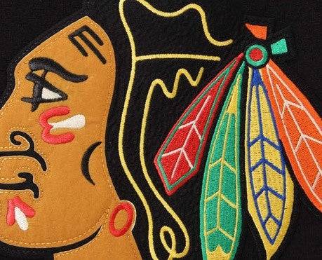 Old Time Hockey Chicago Blackhawks Women's Black Grant Lace-Up Slim Fit Hoodie - Pro Jersey Sports - 2