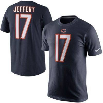 Chicago Bears Alshon Jeffery Nike Player T-shirt-Navy - Pro Jersey Sports - 1